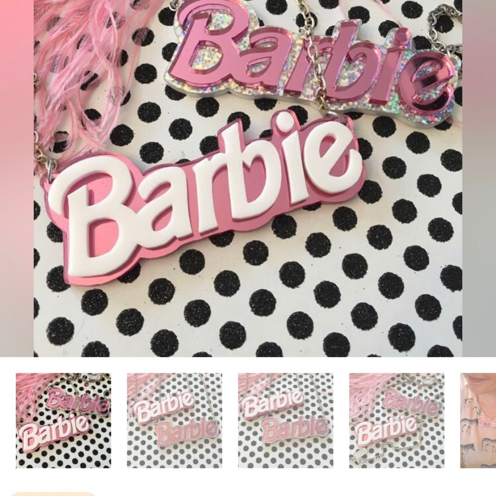 Barbie necklace